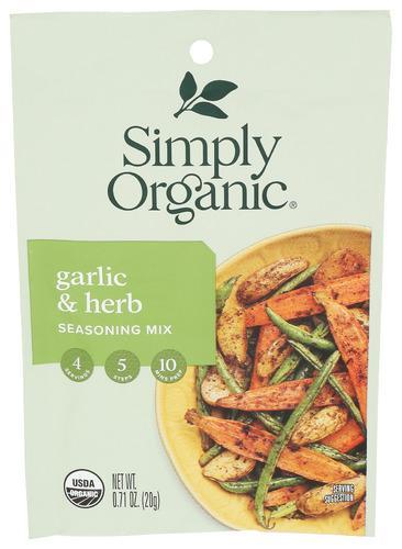 Simply Organic Garlic & Herb Seasoning .71oz