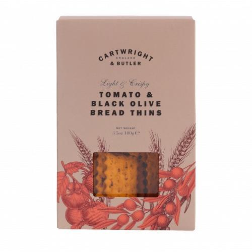 C&B Tomato & Black Olive Bread thins 100g