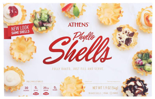 Athens Fillo Dough shell Mini 15ct 12oz