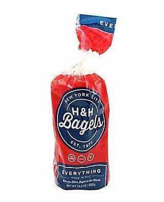 H & H Bagel Everything 6 pc