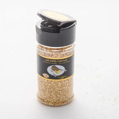 24K Edible Gold Crumbs in Shaker 1g