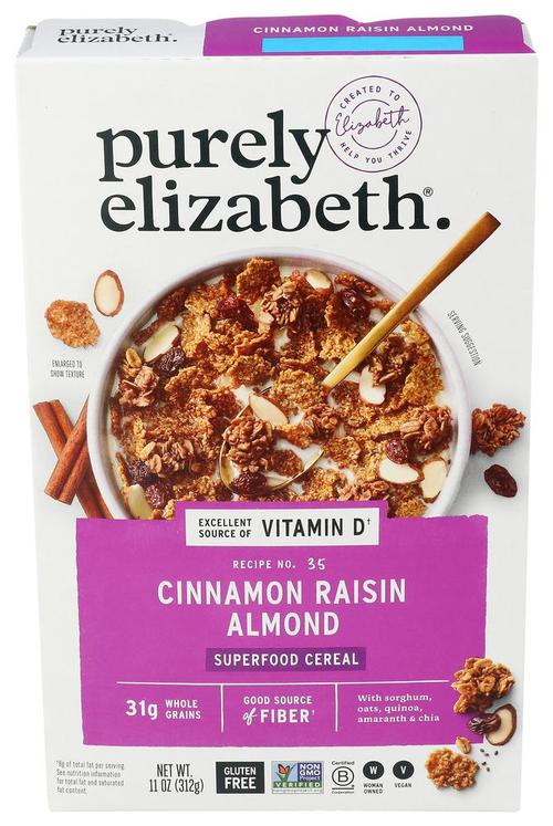 Purely Elizabeth Cinnamon Raisin Almond Cereal 11oz