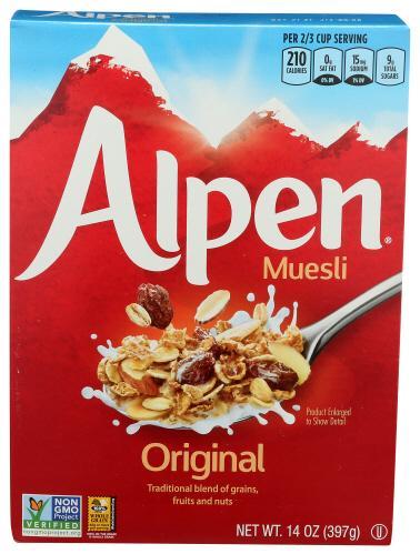 Alpen Muesli Original with Raisins 14oz
