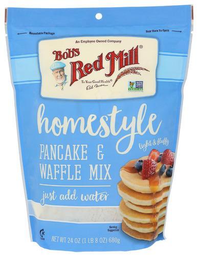 Bobs Red Mill Pancake Waffle Mix Homestyle 24oz