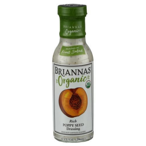 Briannas Dressing Poppy Seed Organic 12oz