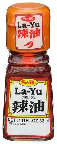 S&B Chili Oil LA YU 1.1fl oz