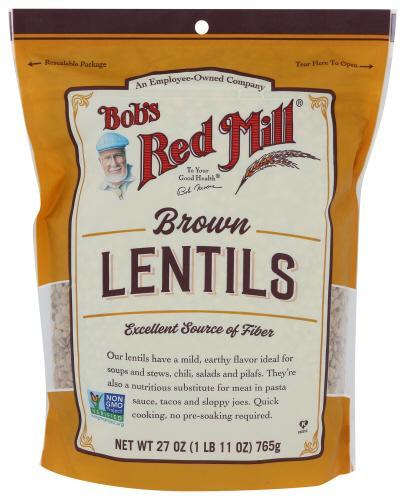 Bob's Red Mill Brown Lentils 4oz