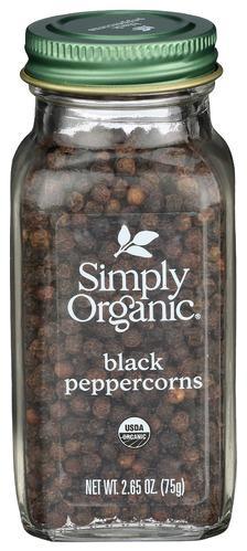 Simply Organic Black Pepper Corn 2.65oz