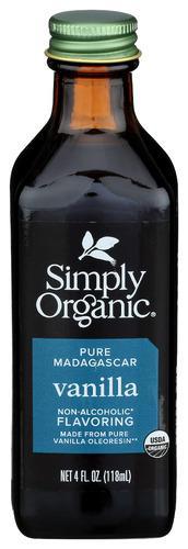 Simply Organic Vanilla Flavor ALC free