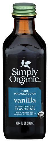 Simply Organic Vanilla Flavoring ALC free 4oz