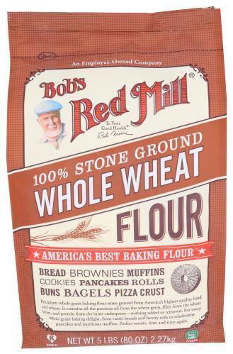 Bobs Red Mill Whole wheat Flour 5lbs