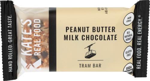Kates Real Food Bars Peanut butter Milk choc 2.2oz