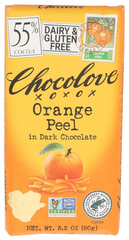 Chocolove Dark Orange Peel 3.2oz
