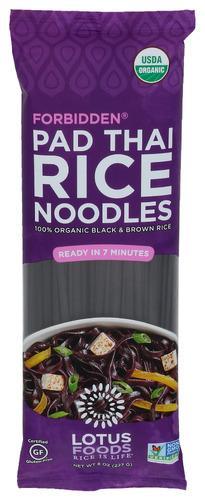 Lotus Noodles Pad Thai Forbidden Rice Organic