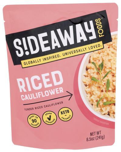 Sideaway Foods Riced Cauliflower Microwave