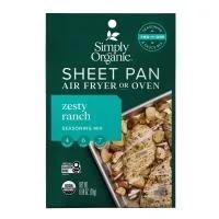 Simply Organic Zesty Ranch Sheet Pan Pack .99oz