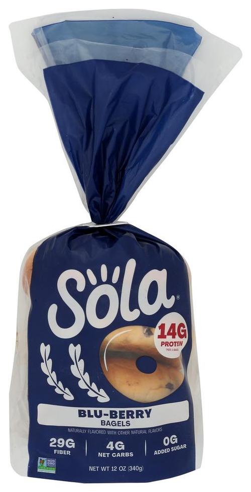 Sola Bagel Blueberry 12oz