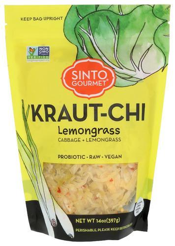 Sinto Gourmet Kimchee Kraut Chi Lemongrass 14oz