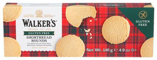 Walkers Round Shortbread Gluten Free 4.9oz