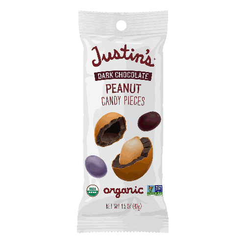 Justin's Dark Chocolate Peanut Candy Pieces 1.5oz