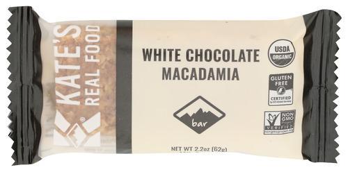 Kates Real Food Bars Wht Choc & Macadamia Nut 2.2oz