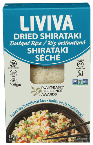 Liviva Low Carb Rice Dried Shirataki Inst