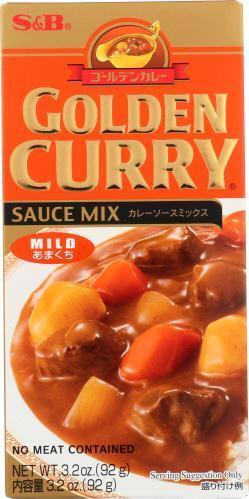 S&B Golden Curry Med Hot 3.2oz