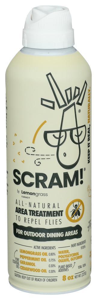 Lemon Grass Insect Fly Scram 8oz