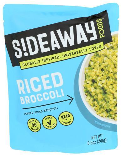 Sideaway Foods Riced Broccoli Microwave