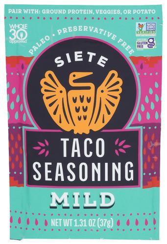 Siete Seasoning Taco Mild 1.3oz