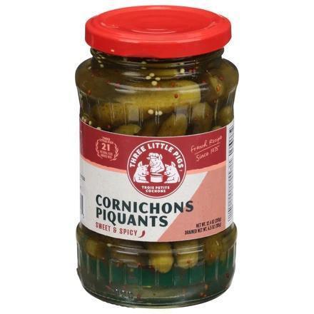 Three Little Pigs Cornichons 12.4oz