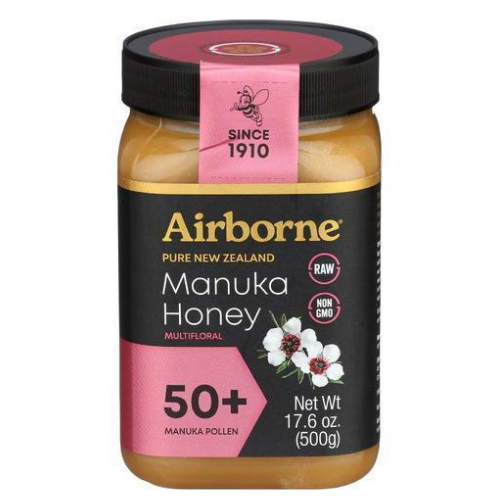 Airborne Pure NZ Manuka Honey 50+ 6oz