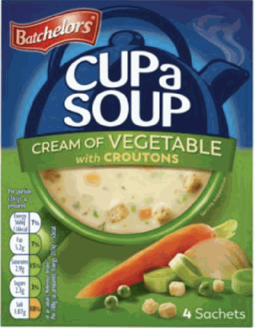 Batchelors Cup A Soup Granules Vegetable 120g