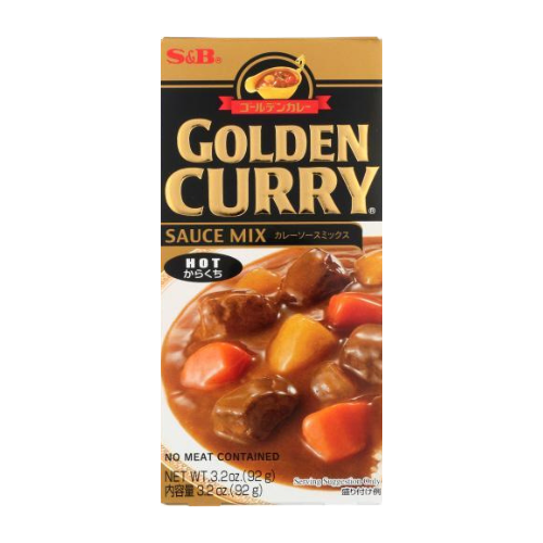 S&B Golden Curry Hot 3.2oz