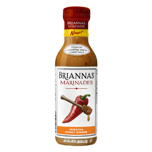 Briannas Marinade Sriracha Honey Ginger 12oz