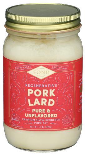 Fond Bone Broth Pork Lard 14oz