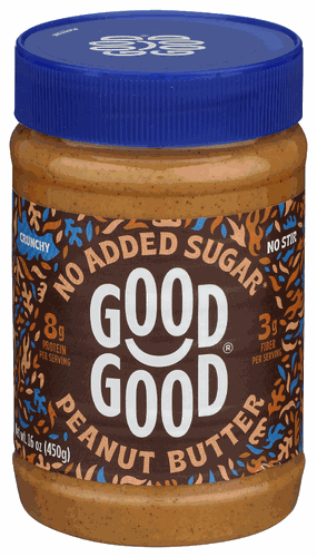 Good Good Peanut Butter Crunchy no sugar added 16oz