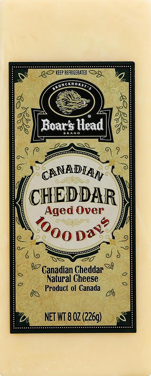 Boar's Head Canadian Cheddar Aged 1000 days 8oz/226g