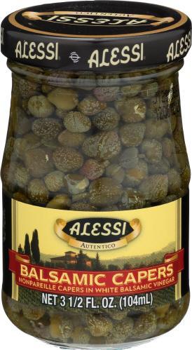 Alessi Capers in White Balsamic Vinegar 3.5oz