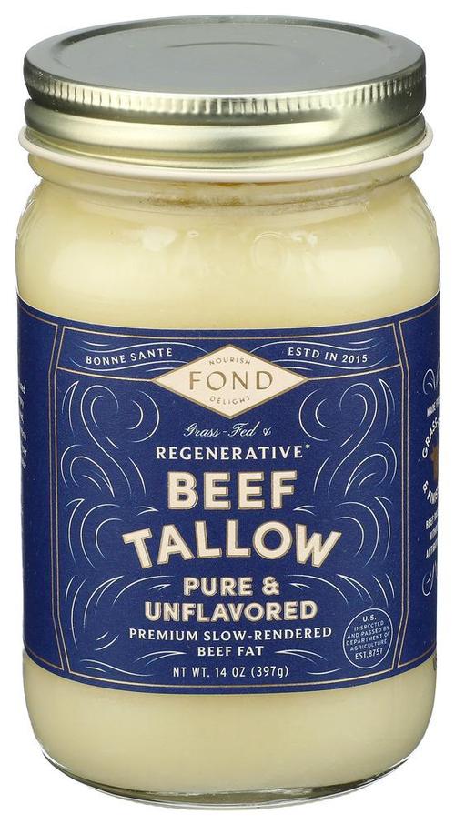 Fond Bone Broth Beef Tallow 14oz