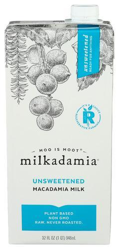 Milkadamil Milk Macadamia Unsweetened 32fl oz