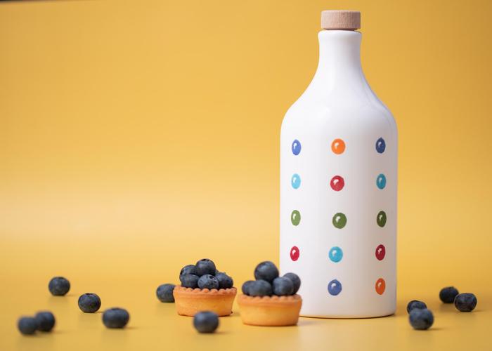 Muraglia Olive Oil Spotty Ceramic Bottle 500ml