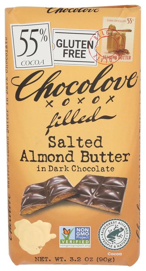 Chocolove Dark Choc Almond Butter 3.20oz