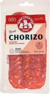 Three Little Pigs Chorizo Sliced 4oz