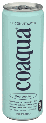 Coaqua Water Coconut Soursoppin' 12 fl oz/355ml