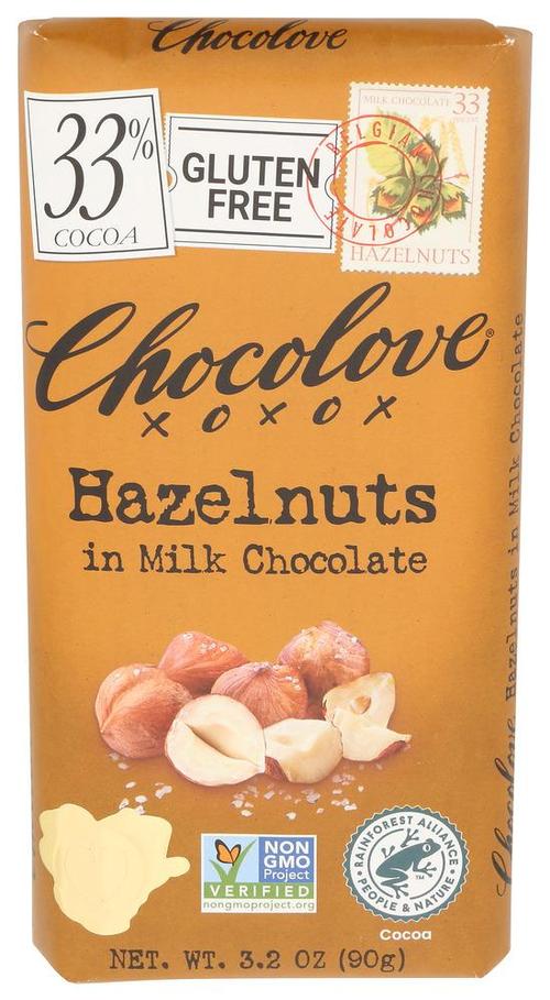 Chocolove Milk Hazelnut 3.2oz