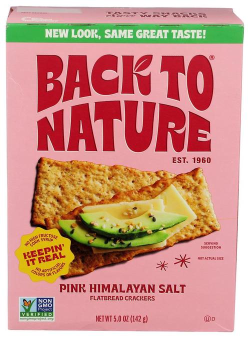 Back to Nature Pink Himalayan Salt Cracker 4.40z