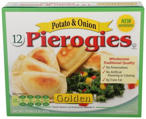 Golden Pierogie Potatoe & Onion 16oz