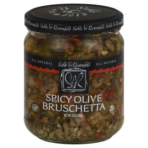 Sable & Rosenfeld Bruschetta Topping Olive Spicy 16oz