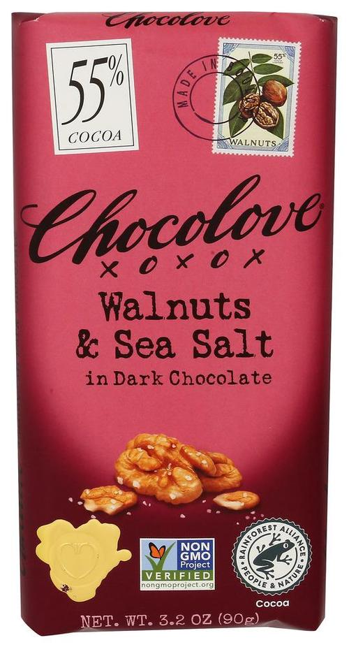 Chocolove Dark Salted Walnut 3.2oz